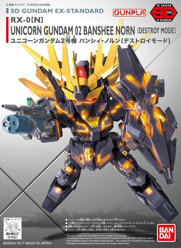 Bandai: Gunpla - SDEX - #15 RX-0(N) Unicorn Gundam 02 Banshee Norn [Destroy Mode]