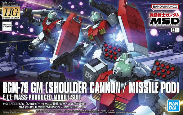 Bandai: Gunpla - HGGTO - MSD - #24 RGM-79 GM (Shoulder Cannon/Missile Pod) 1/144