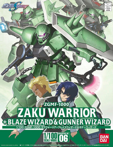 Bandai: Gunpla - NG SEED Destiny - #06 ZGMF-1000 ZAKU Warrior + Blaze & Gunner Wizard 1/100