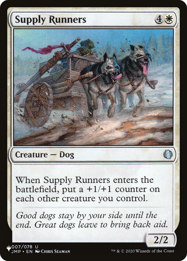 Supply Runners - JMP Reprint (PLST)