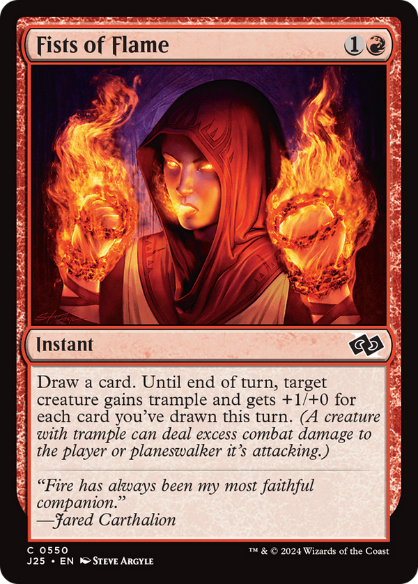 Fists of Flame (J25)