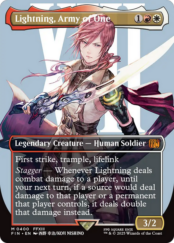 Lightning, Army of One - Borderless (FIN)