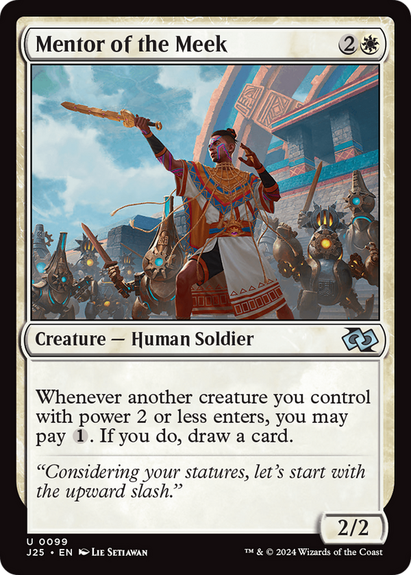 Mentor of the Meek (J25)