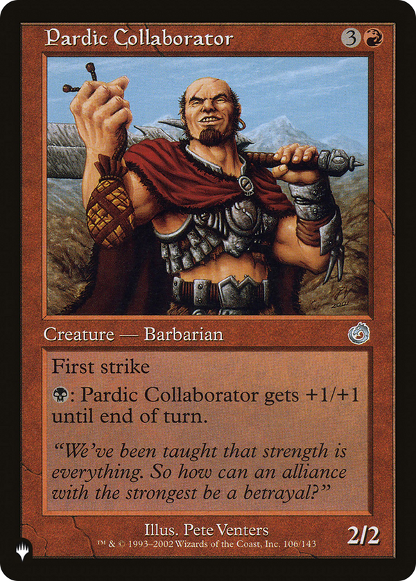 Pardic Collaborator - TOR Reprint (PLST)