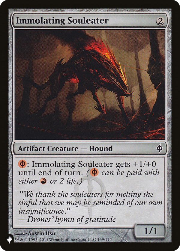 Immolating Souleater - NPH Reprint (PLST)