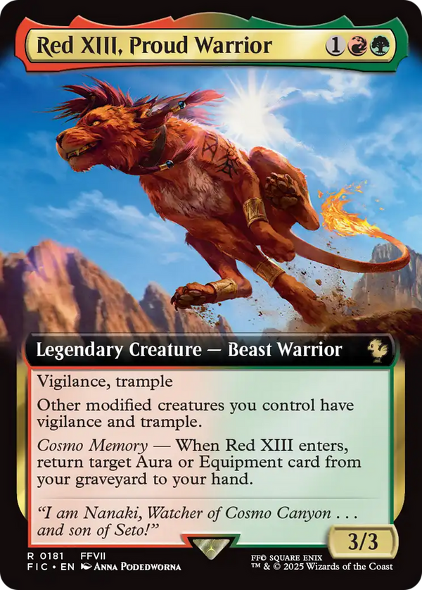 Red XIII, Proud Warrior - Extended Art (FIC)