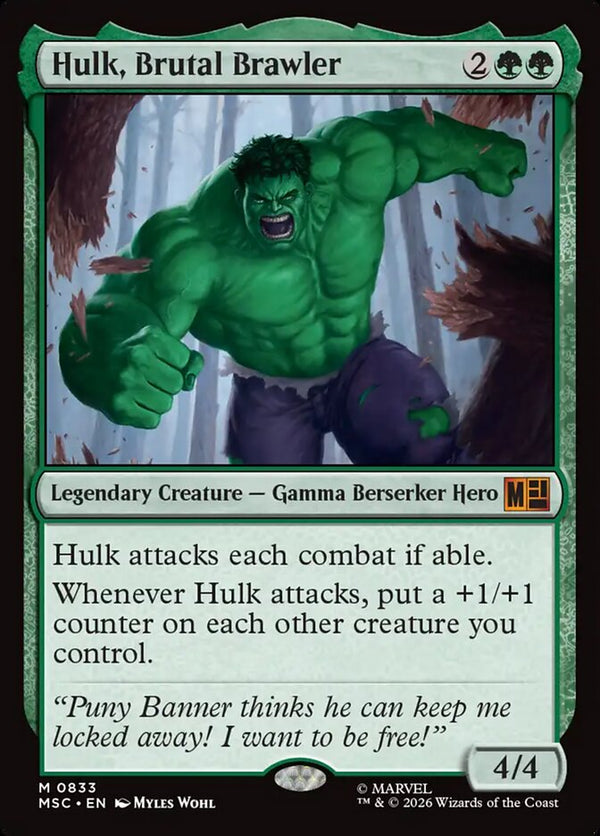 Hulk, Brutal Brawler (MSC)