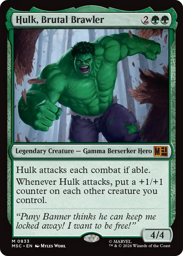 Hulk, Brutal Brawler (MSC)
