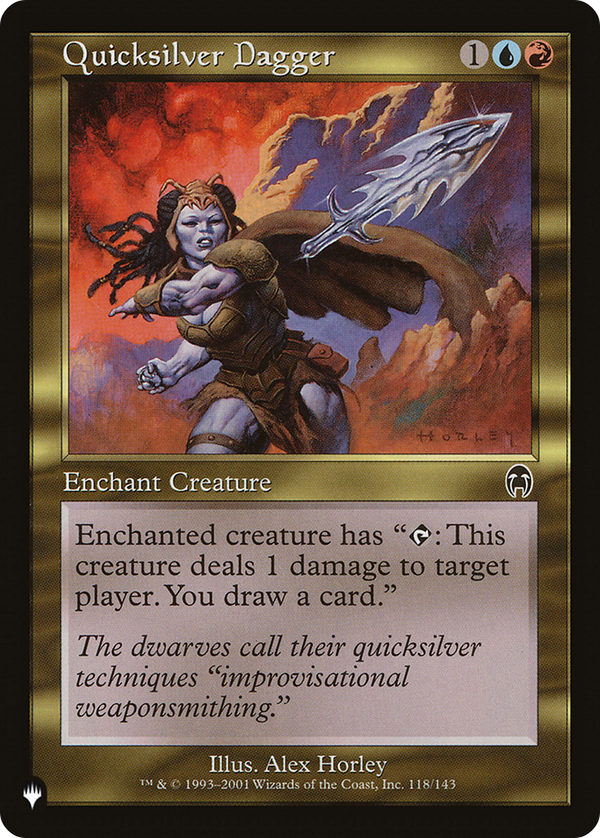 Quicksilver Dagger - APC Reprint (PLST)