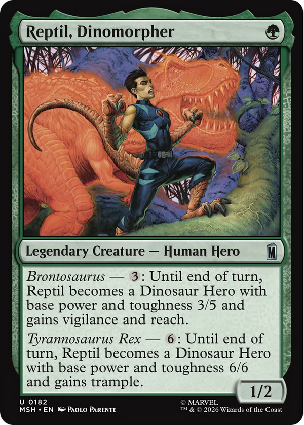 Reptil, Dinomorpher (MSH) (Pre-Order)