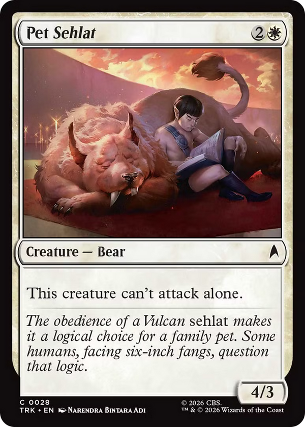 Pet Sehlat (TRK) (Pre-Order)