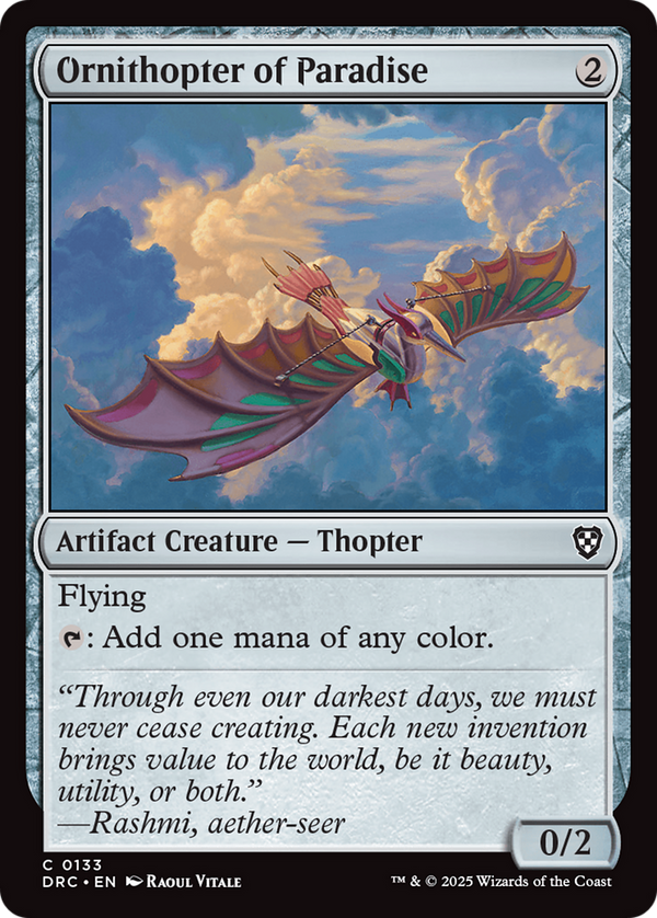 Ornithopter of Paradise (DRC)