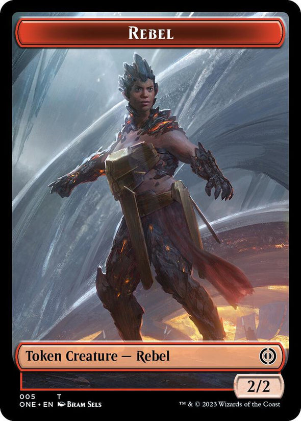 Rebel // Phyrexian Germ Token (Foil) (TONC)