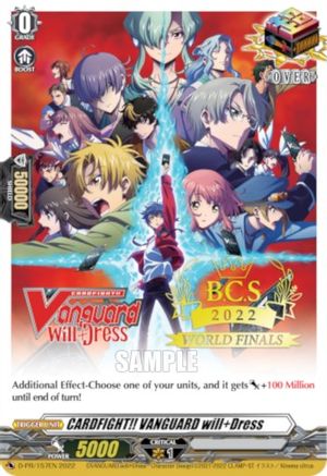 CARDFIGHT!! VANGUARD will+Dress (World Finals 2022) - D-PR/157EN - Promo