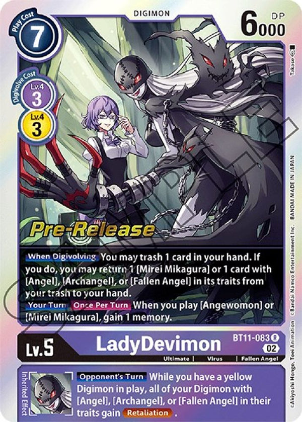 LadyDevimon - BT11-083 - Rare (Pre-Release)