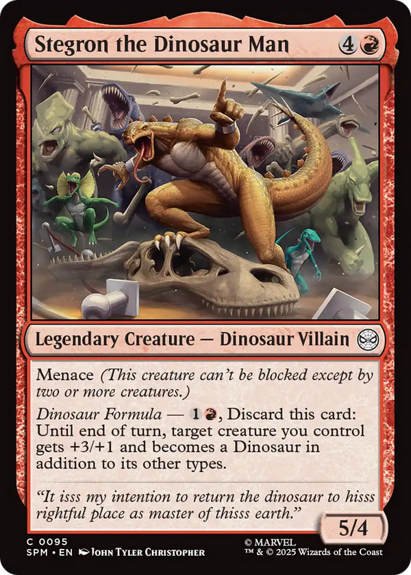 Stegron the Dinosaur Man (SPM)
