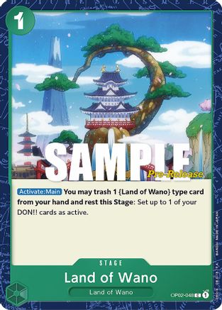 Land of Wano (Pre-Release) - OP02-048 - Common