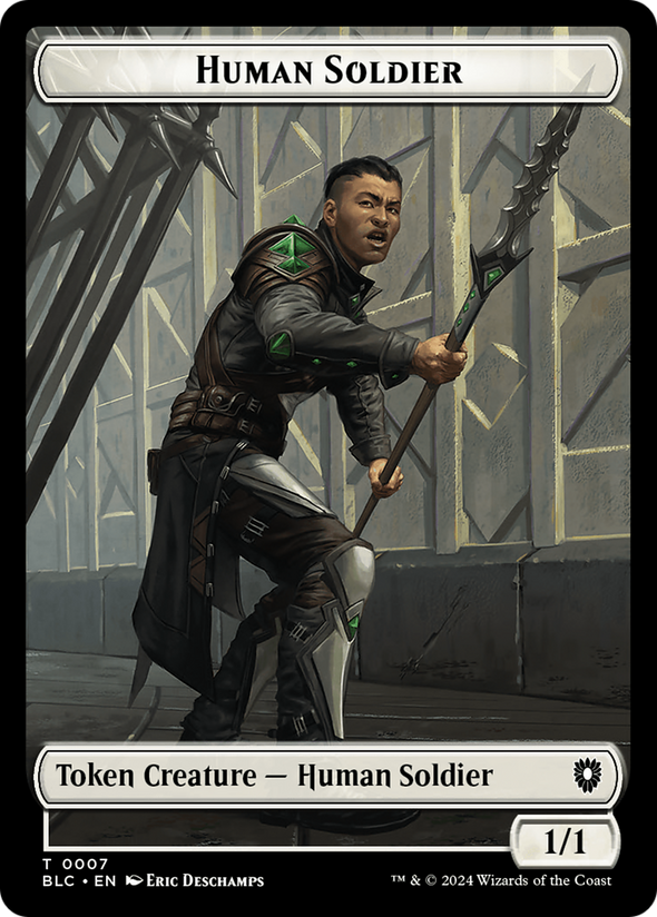 Human Soldier // Wolf Token (TBLC)