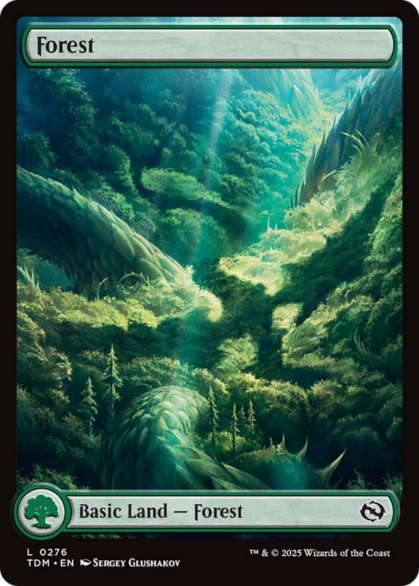Forest - Dragon's Presence Full Art (276) (TDM)
