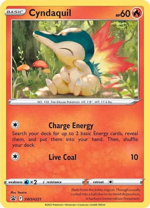 Cyndaquil - SWSH221 - Promo (Cosmos Holo)