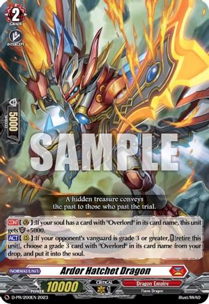Ardor Hatchet Dragon (200) - D-PR/200EN 2023 - Promo