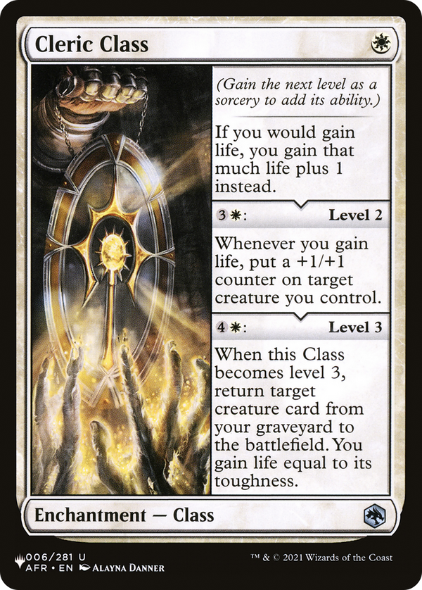 Cleric Class - AFR Reprint (PLST)