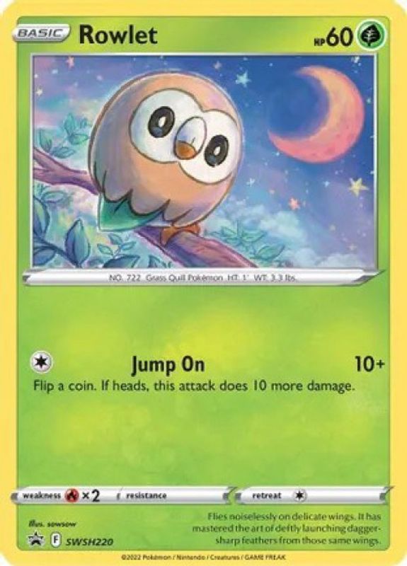 Rowlet - SWSH220 - Promo (Cosmos Holo)
