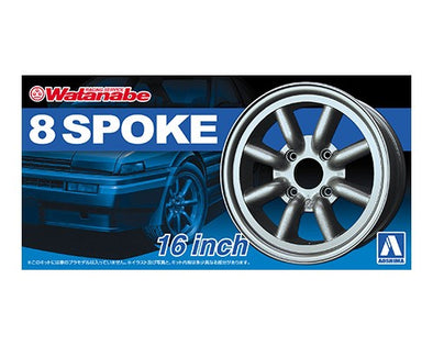 Aoshima - RS Watanabe 8-Spoke 16" 1/24