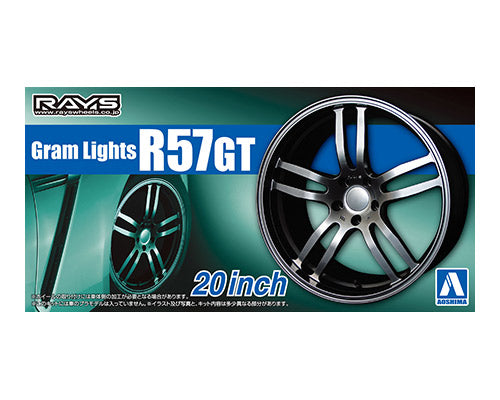 Aoshima - RAYS Gram Lights R57GT 20" 1/24