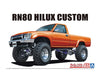 Aoshima - RN80 Toyota Hilux Custom: Long-Bed Lift-Up 1/24