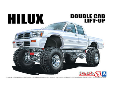 Aoshima - '94 Toyota LN107 Hilux Pickup Double Cab Lift-Up 1/24