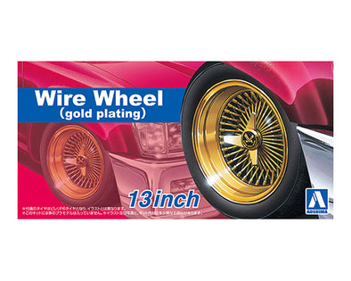 Aoshima - Wire Wheel (Gold Plating) 13" 1/24