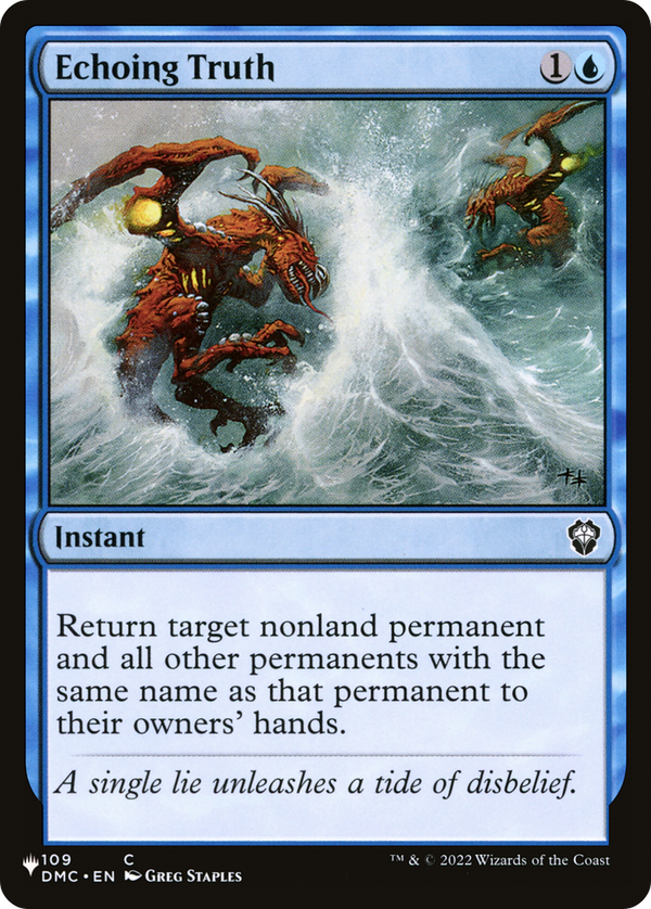 Echoing Truth - DMC Reprint (PLST)