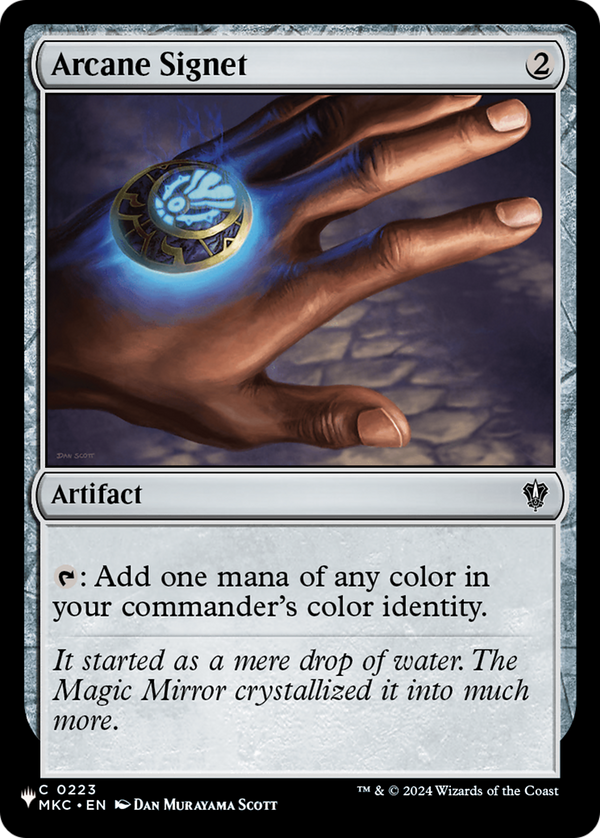 Arcane Signet - MKC Reprint (PLST)