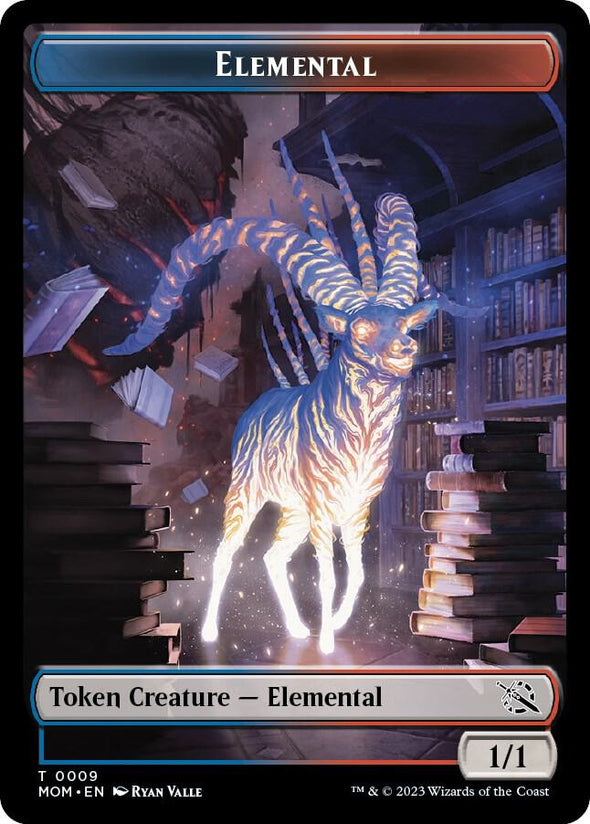Knight // Elemental Token (Foil) (TMOM)