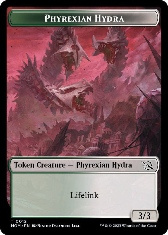 Warrior // Phyrexian Hydra Token (Foil) (TMOM)