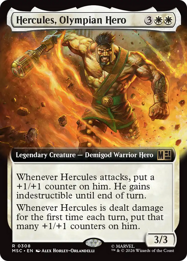 Hercules, Olympian Hero - Extended Art (MSC) (Pre-Order)