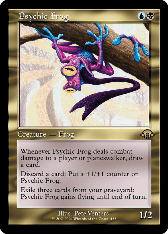 Psychic Frog - Retro Frame (MH3)