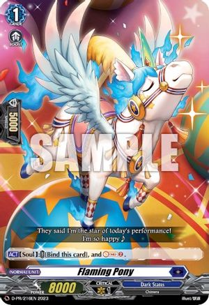 Flaming Pony - D-PR/216EN - Promo