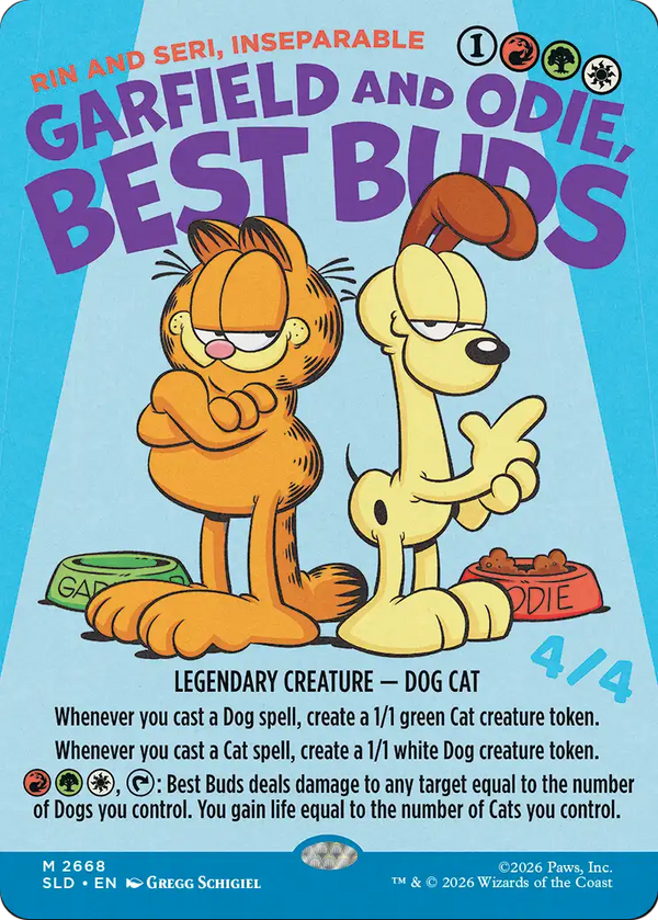 Garfield and Odie, Best Buds // Rin and Seri, Inseparable - Garfield: Motivationally Challenged (SLD)