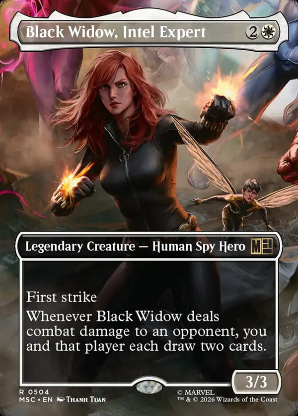Black Widow, Intel Expert - Borderless Scene: Heroes United (MSC)