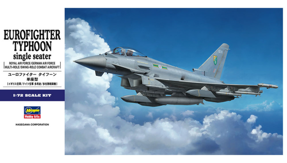 Hasegawa - Eurofighter Typhoon 1/72 (E40) available at 401 Games Canada