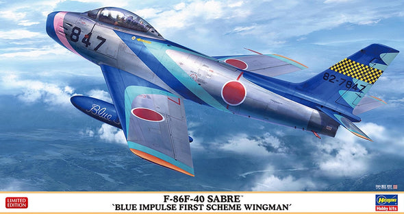 Hasegawa - F-86F-40 Sabre "Blue Impulse First Scheme Wingman" 1/48