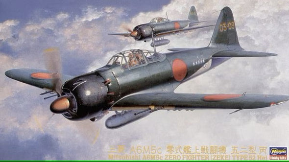 Hasegawa - Mitsubishi A6M5c Zero Fighter (Zeke) Type 52 Hei 1/48 (JT72)