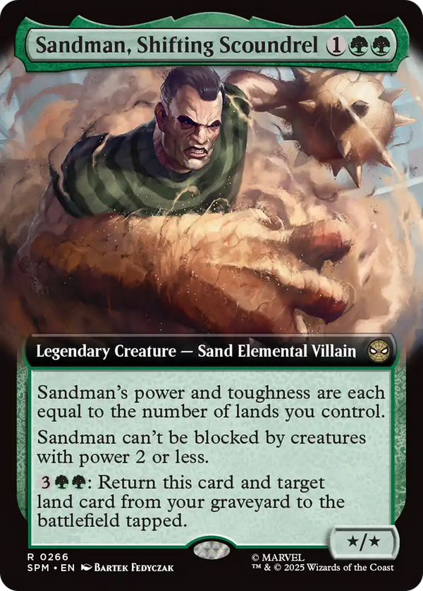 Sandman, Shifting Scoundrel - Extended Art (SPM)