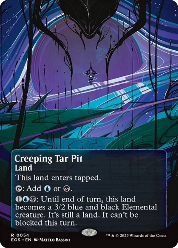 Creeping Tar Pit - Borderless Poster (EOS)