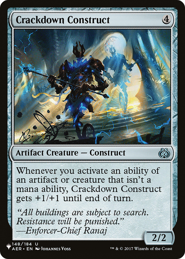 Crackdown Construct - AER Reprint (PLST)