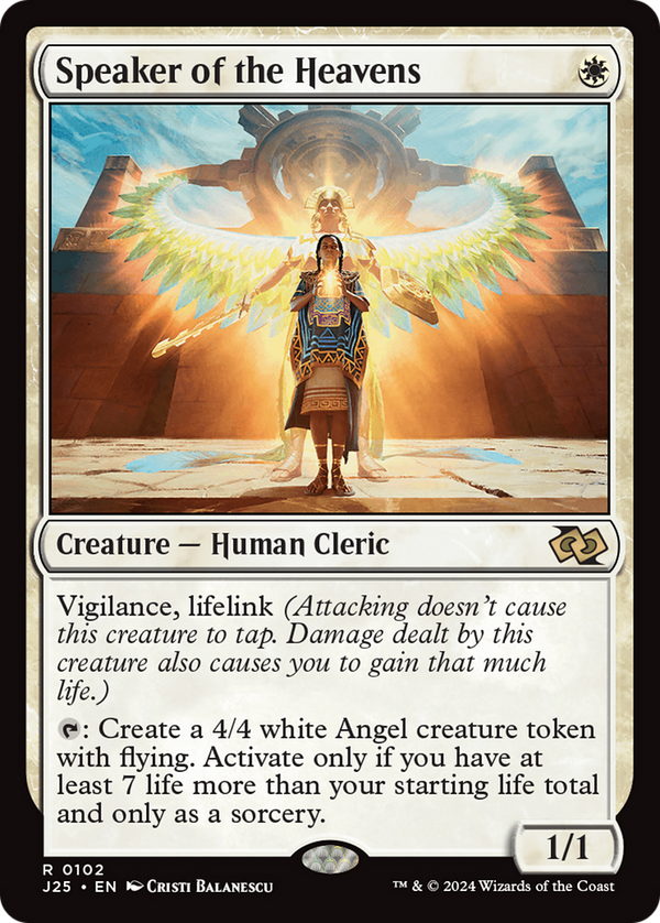 Speaker of the Heavens (J25)