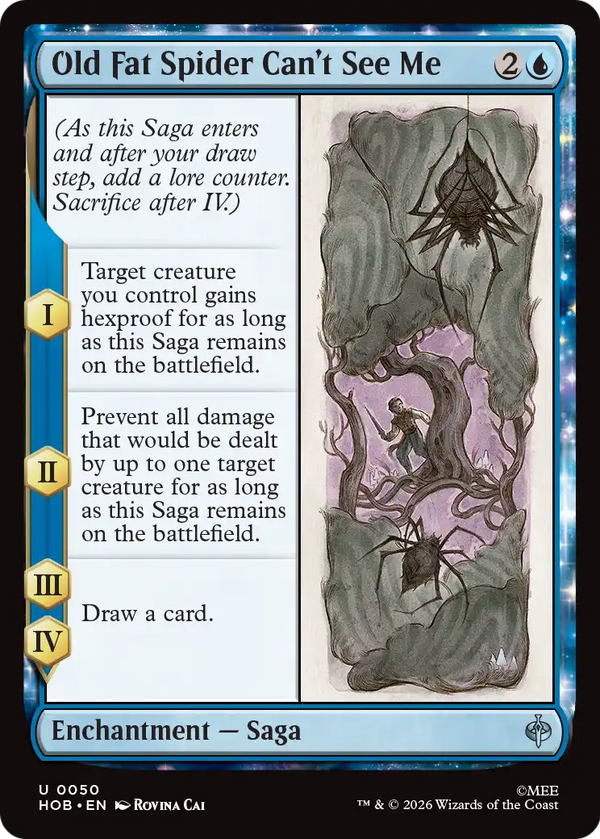 Old Fat Spider Can't See Me (HOB) (Pre-Order)