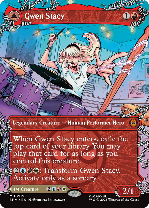 Gwen Stacy // Ghost-Spider - Borderless Web-Slinger (SPM)